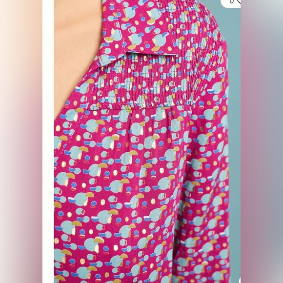 Maeve by Anthropologie Amara Printed Blouse - Picture 2 of 6